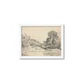 Picture of Sketched Creek _GroupedProduct_Rectangle_Landscape_Framed_Matted_