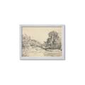 Picture of Sketched Creek _GroupedProduct_Rectangle_Landscape_Framed_Matted_
