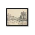 Picture of Sketched Creek _GroupedProduct_Rectangle_Landscape_Framed_Matted_