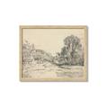Picture of Sketched Creek _GroupedProduct_Rectangle_Landscape_Framed_Matted_