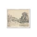 Picture of Sketched Creek _GroupedProduct_Rectangle_Landscape_Framed_Matted_