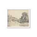 Picture of Sketched Creek _GroupedProduct_Rectangle_Landscape_Framed_Matted_
