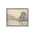 Picture of Sketched Creek _GroupedProduct_Rectangle_Landscape_Framed_Matted_