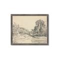 Picture of Sketched Creek _GroupedProduct_Rectangle_Landscape_Framed_Matted_