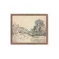 Picture of Sketched Creek _GroupedProduct_Rectangle_Landscape_Framed_Matted_