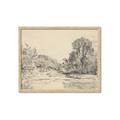 Picture of Sketched Creek _GroupedProduct_Rectangle_Landscape_Framed_Matted_