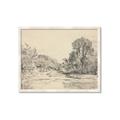 Picture of Sketched Creek _GroupedProduct_Rectangle_Landscape_Framed_Matted_
