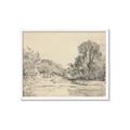 Picture of Sketched Creek _GroupedProduct_Rectangle_Landscape_Framed_Matted_