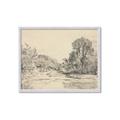 Picture of Sketched Creek _GroupedProduct_Rectangle_Landscape_Framed_Matted_
