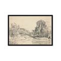 Picture of Sketched Creek _GroupedProduct_Rectangle_Landscape_Framed_Matted_