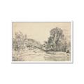 Picture of Sketched Creek _GroupedProduct_Rectangle_Landscape_Framed_Matted_