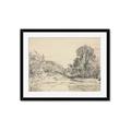 Picture of Sketched Creek _GroupedProduct_Rectangle_Landscape_Framed_Matted_