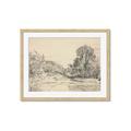 Picture of Sketched Creek _GroupedProduct_Rectangle_Landscape_Framed_Matted_