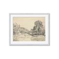 Picture of Sketched Creek _GroupedProduct_Rectangle_Landscape_Framed_Matted_