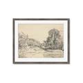 Picture of Sketched Creek _GroupedProduct_Rectangle_Landscape_Framed_Matted_