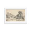 Picture of Sketched Creek _GroupedProduct_Rectangle_Landscape_Framed_Matted_