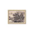 Picture of Sketched River _GroupedProduct_Rectangle_Landscape_Framed_Matted_