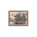 Picture of Sketched River _GroupedProduct_Rectangle_Landscape_Framed_Matted_