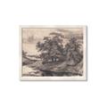 Picture of Sketched River _GroupedProduct_Rectangle_Landscape_Framed_Matted_