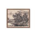 Picture of Sketched River _GroupedProduct_Rectangle_Landscape_Framed_Matted_