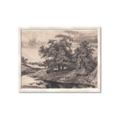 Picture of Sketched River _GroupedProduct_Rectangle_Landscape_Framed_Matted_