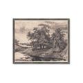 Picture of Sketched River _GroupedProduct_Rectangle_Landscape_Framed_Matted_
