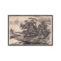 Picture of Sketched River _GroupedProduct_Rectangle_Landscape_Framed_Matted_
