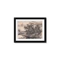 Picture of Sketched River _GroupedProduct_Rectangle_Landscape_Framed_Matted_
