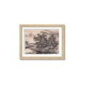 Picture of Sketched River _GroupedProduct_Rectangle_Landscape_Framed_Matted_