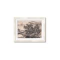 Picture of Sketched River _GroupedProduct_Rectangle_Landscape_Framed_Matted_