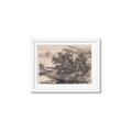 Picture of Sketched River _GroupedProduct_Rectangle_Landscape_Framed_Matted_