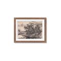 Picture of Sketched River _GroupedProduct_Rectangle_Landscape_Framed_Matted_