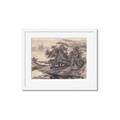 Picture of Sketched River _GroupedProduct_Rectangle_Landscape_Framed_Matted_