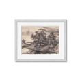 Picture of Sketched River _GroupedProduct_Rectangle_Landscape_Framed_Matted_