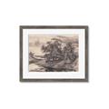 Picture of Sketched River _GroupedProduct_Rectangle_Landscape_Framed_Matted_