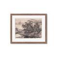 Picture of Sketched River _GroupedProduct_Rectangle_Landscape_Framed_Matted_