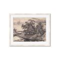 Picture of Sketched River _GroupedProduct_Rectangle_Landscape_Framed_Matted_