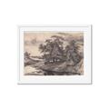 Picture of Sketched River _GroupedProduct_Rectangle_Landscape_Framed_Matted_