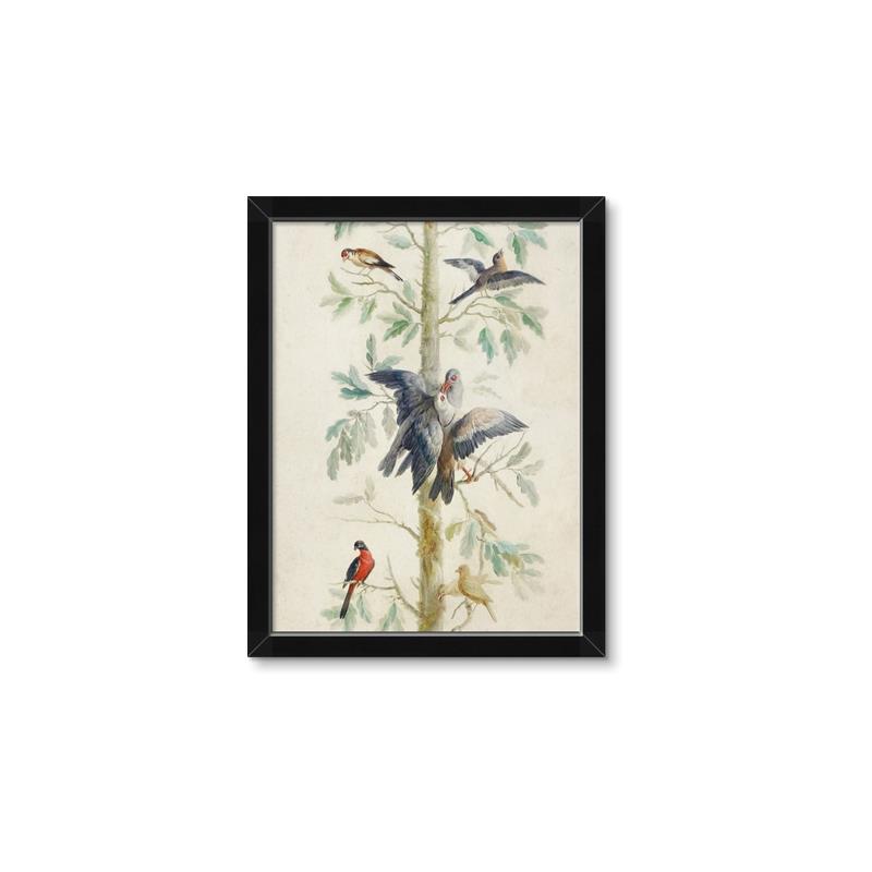 Picture of Six Birds _GroupedProduct_Rectangle_Portrait_Framed_Matted_