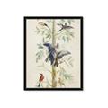 Picture of Six Birds _GroupedProduct_Rectangle_Portrait_Framed_Matted_