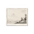 Picture of Riverside Sketched _GroupedProduct_Rectangle_Landscape_Framed_Matted_