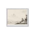 Picture of Riverside Sketched _GroupedProduct_Rectangle_Landscape_Framed_Matted_