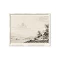 Picture of Riverside Sketched _GroupedProduct_Rectangle_Landscape_Framed_Matted_