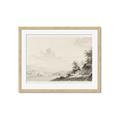 Picture of Riverside Sketched _GroupedProduct_Rectangle_Landscape_Framed_Matted_