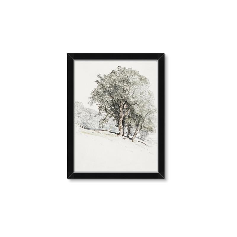 Picture of Trees on a Hill _GroupedProduct_Rectangle_Portrait_Framed_Matted_