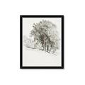 Picture of Trees on a Hill _GroupedProduct_Rectangle_Portrait_Framed_Matted_