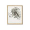 Picture of Trees on a Hill _GroupedProduct_Rectangle_Portrait_Framed_Matted_