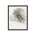 Picture of Trees on a Hill _GroupedProduct_Rectangle_Portrait_Framed_Matted_