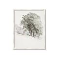 Picture of Trees on a Hill _GroupedProduct_Rectangle_Portrait_Framed_Matted_