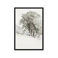Picture of Trees on a Hill _GroupedProduct_Rectangle_Portrait_Framed_Matted_